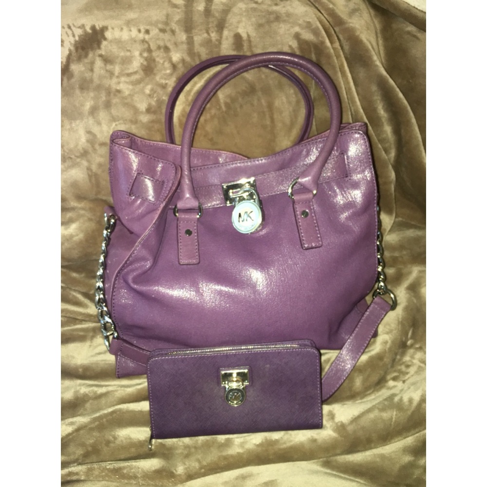 Michael Kors Soft Leather Hamilton w/ Wallet